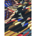 Polyester Stripe Printing Woven Fabric